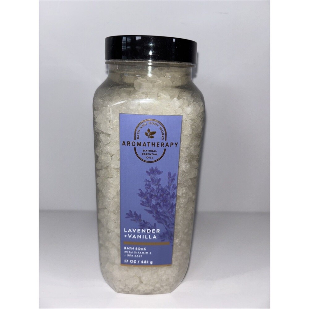 Bath and Body Works Aromatherapy Bath Soak with Vitamin E + Sea Salt 17 oz
